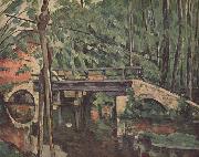 Paul Cezanne Pont de Maincy painting